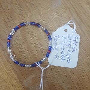 handmade patriot memory wire bracelet design 2